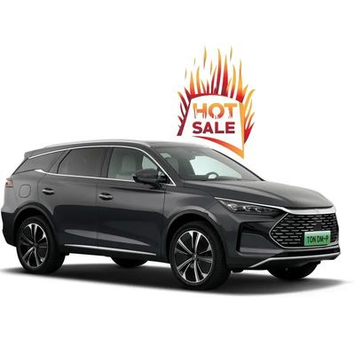 Dobra cena. 2023 BYD Tang Ton DM-p czerwono-czarny 7-osobowy PHEV z zasięgiem 215 km od pojazdu elektrycznego w Internecie