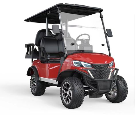 Dobra cena. 4-osobowy terenowy wózek myśliwski Elektryczne wózki golfowe z konstrukcją podniesioną i przebiegiem 70-90 km w Internecie