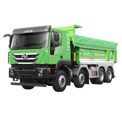 Dobra cena. 2023 SAIC Hongyan H6 Elektryczny wózek z odbiornikiem EV Mining Transport Heavy Truck Rear Camera 360° Typ napędu 8X4 Chiński w Internecie