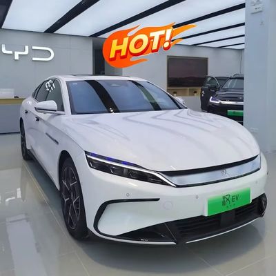 Dobra cena. Byd Han Ev 2023 715 Km Pięciosobowy 4-kołowy samochód elektryczny szybkie elektryczne pojazdy nowe samochody w magazynie wysokiej jakości najszybsza prędkość w Internecie