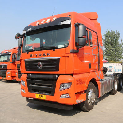 Dobra cena. Cummins Motor 2024 Sitrak G7 Ciężka ciężarówka 6*4 Lewa kierownica 6x4 Euro V 430KM 0km Używana ciężarówka trakcyjna dla wydajności w Internecie
